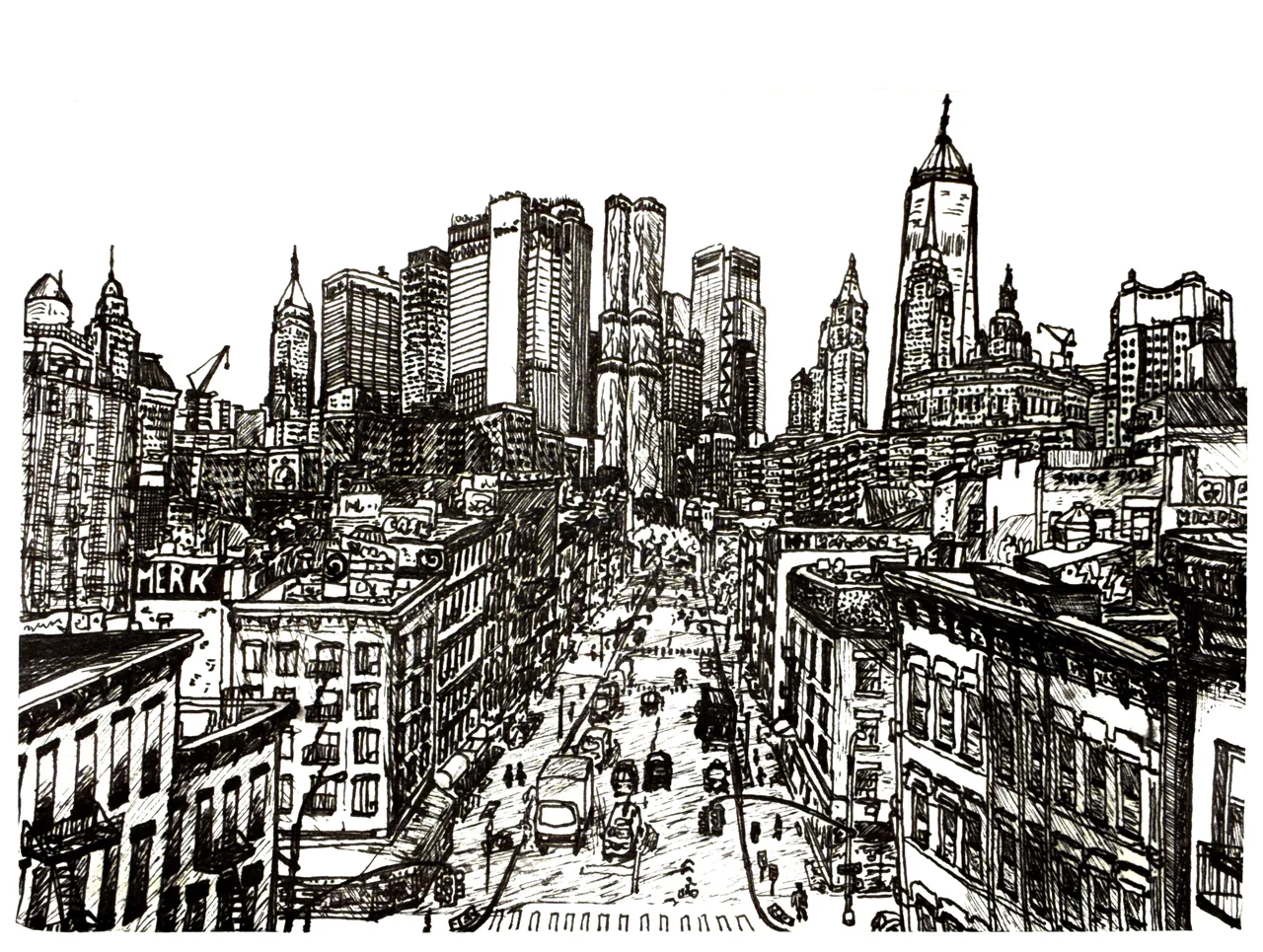 Hand-drawn sketch