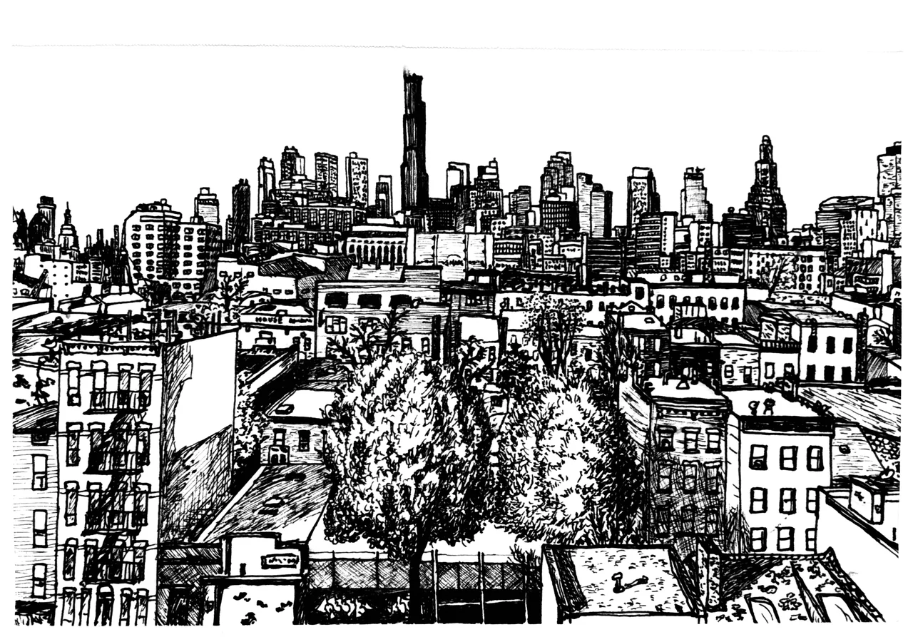 Hand-drawn sketch